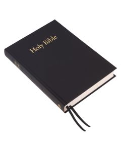 Large Print Windsor Text Bible (hardback) - Black