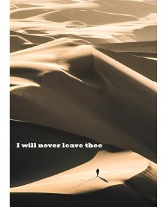 I will never leave thee_front cover