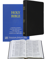 Large Print Westminster Reference Bible (calfskin) - Black
