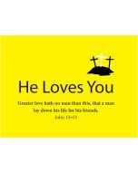 TfT! He Loves You (Yellow Postcard)