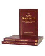 Paragraphed New Testament - Burgundy
