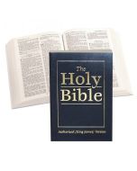 Royal Ruby Text Bible (vinyl paperback) - Blue