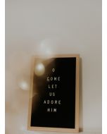 TfT - Greeting Card O Come Let Us Adore Him_front