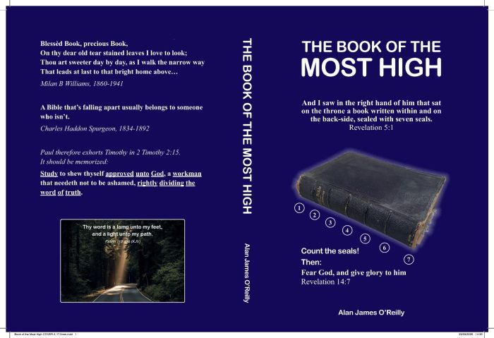 The Book Of The Most High 1st Edition Alan O Reilly Time For Truth